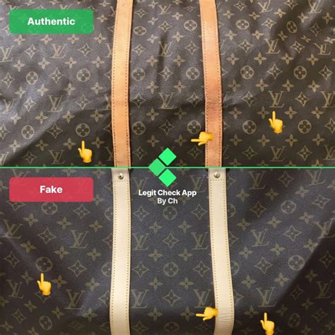 louis vuitton prism keepall real vs fake|louis vuitton keepall purse.